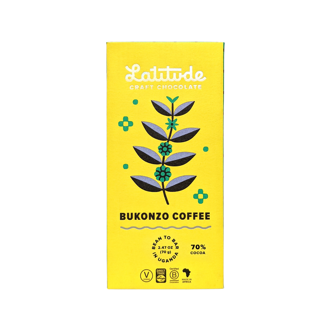 Latitude - Chocolat noir 70% au café Bukonzo - OUGANDA