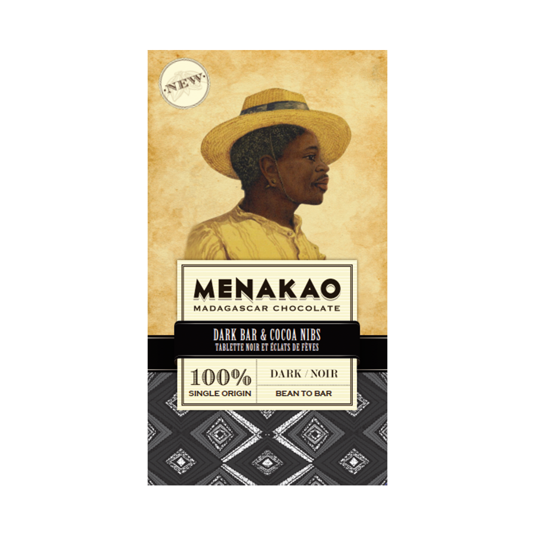 Menakao - Chocolat noir 100% au grué de cacao