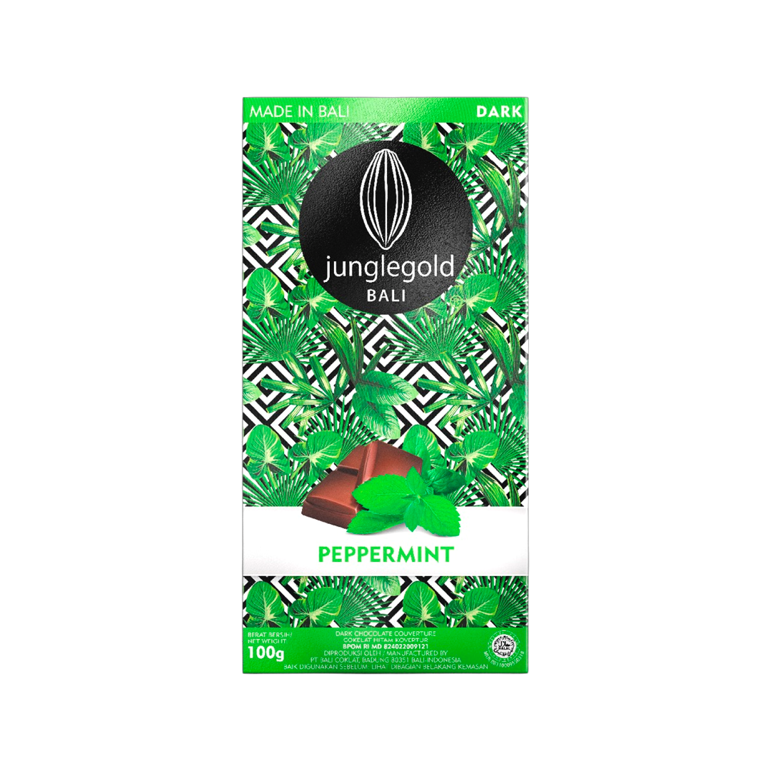 Junglegold - Chocolat noir 64% à l'huile de menthe poivrée