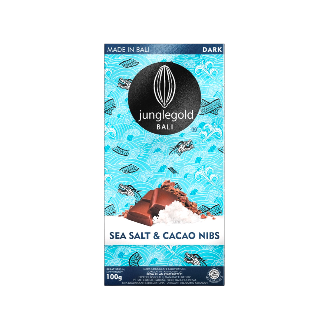 Junglegold - Chocolat noir 64% au grué de cacao et sel de mer