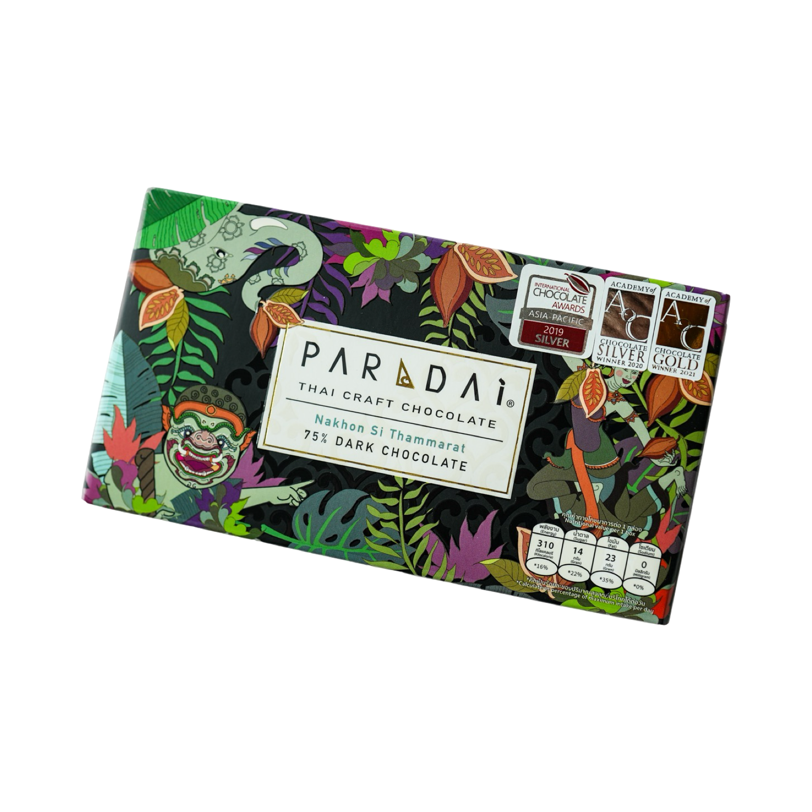 Paradai - Chocolat noir Nakhon Si Thammarat 75% - THAÏLANDE