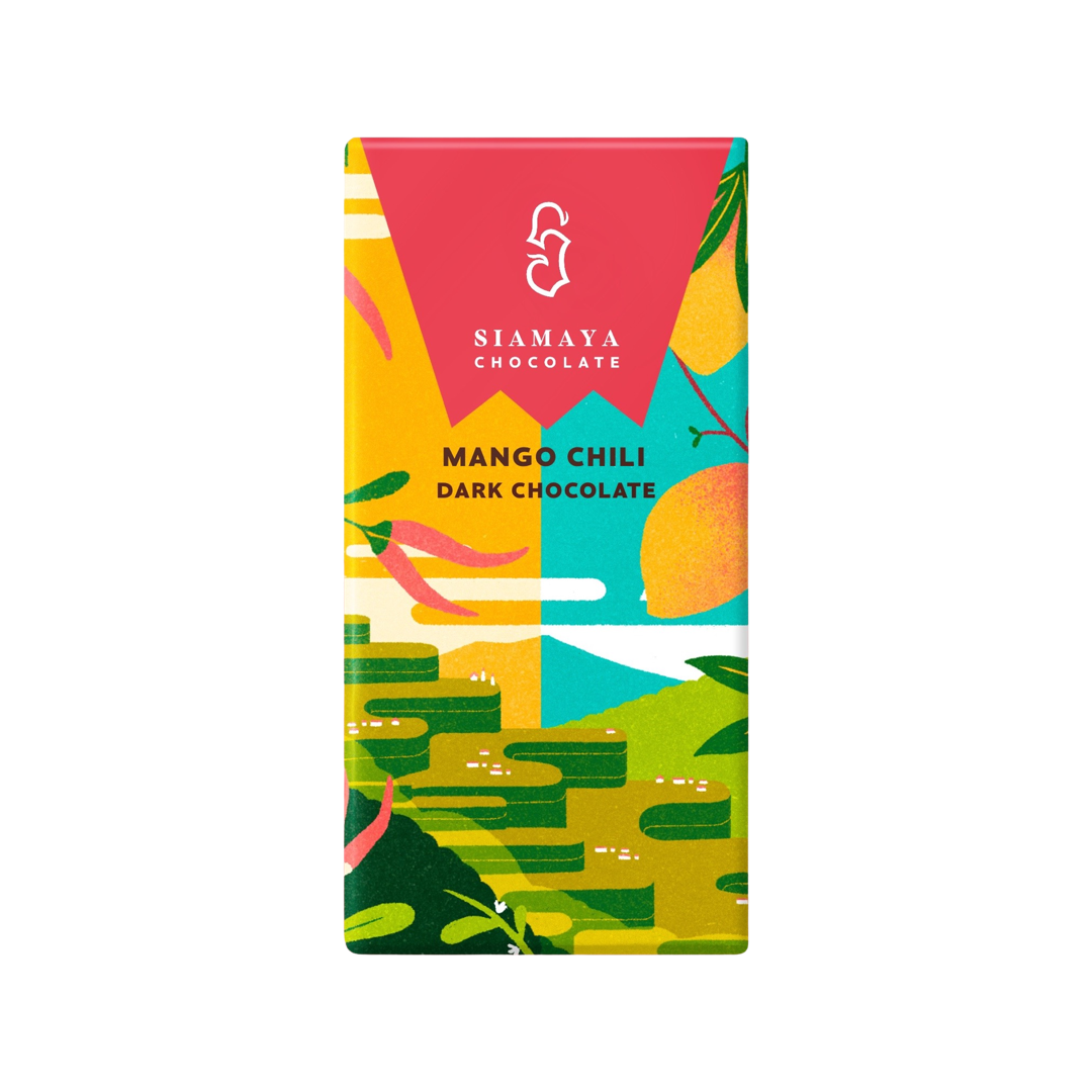 Siamaya - Chocolat noir 70% à la mangue et au piment