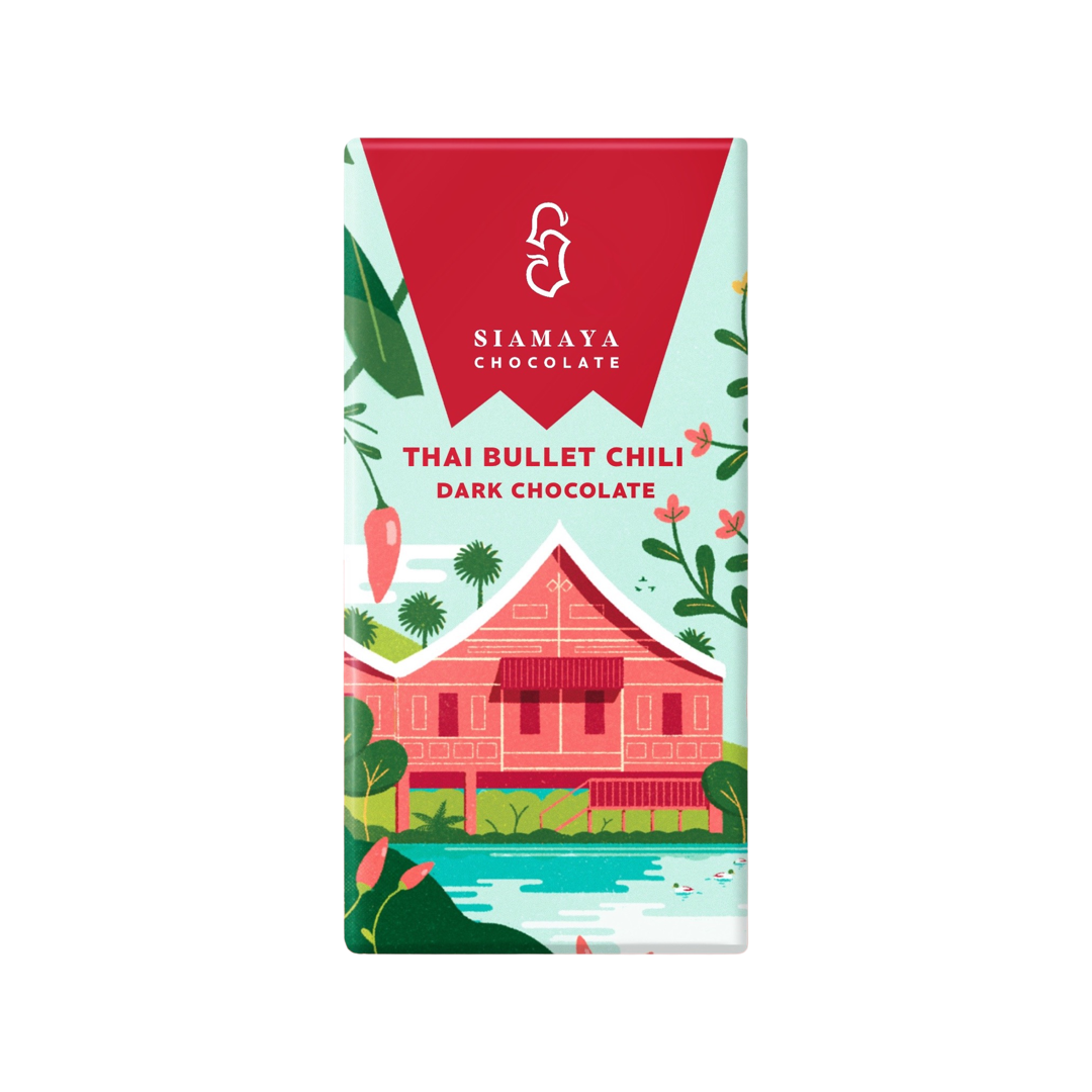 Siamaya - Chocolat noir 70% au piment sauvage Thaï
