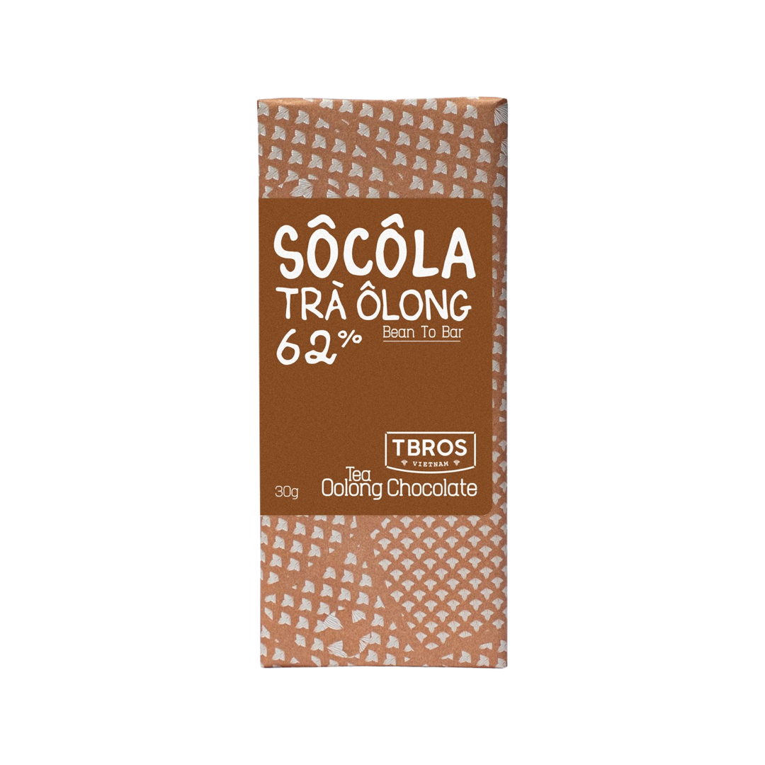 TBros - Chocolat noir 62% au thé Oolong