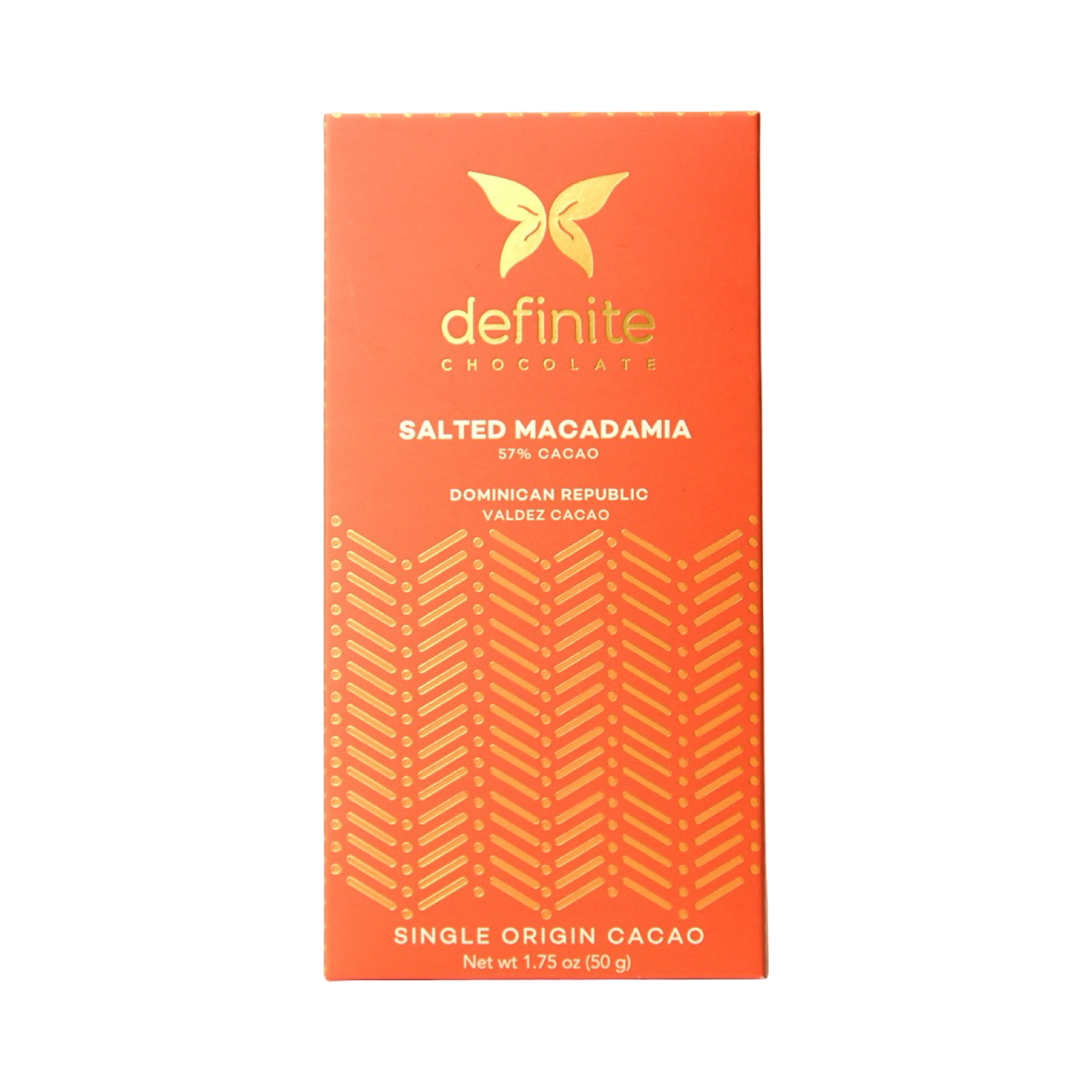 Definite - Chocolat noir 57% aux noix de macadamia salées - RÉPUBLIQUE DOMINICAINE