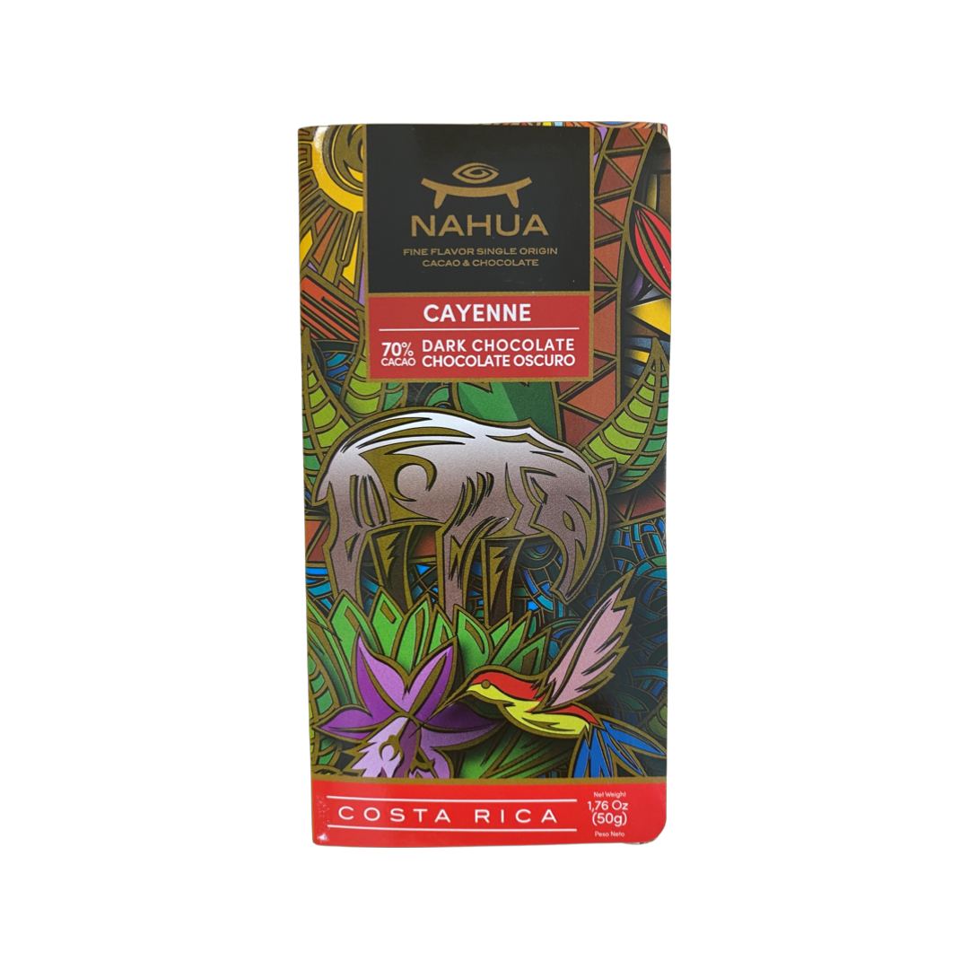 Nahua - Chocolat noir 70% au piment de Cayenne - COSTA RICA