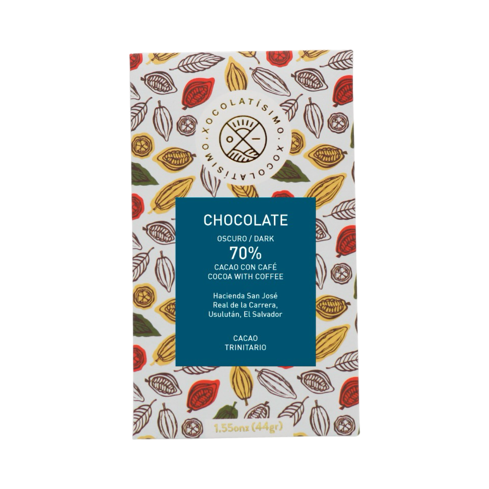 Xocolatisimo - Chocolat noir 70% au café - SALVADOR