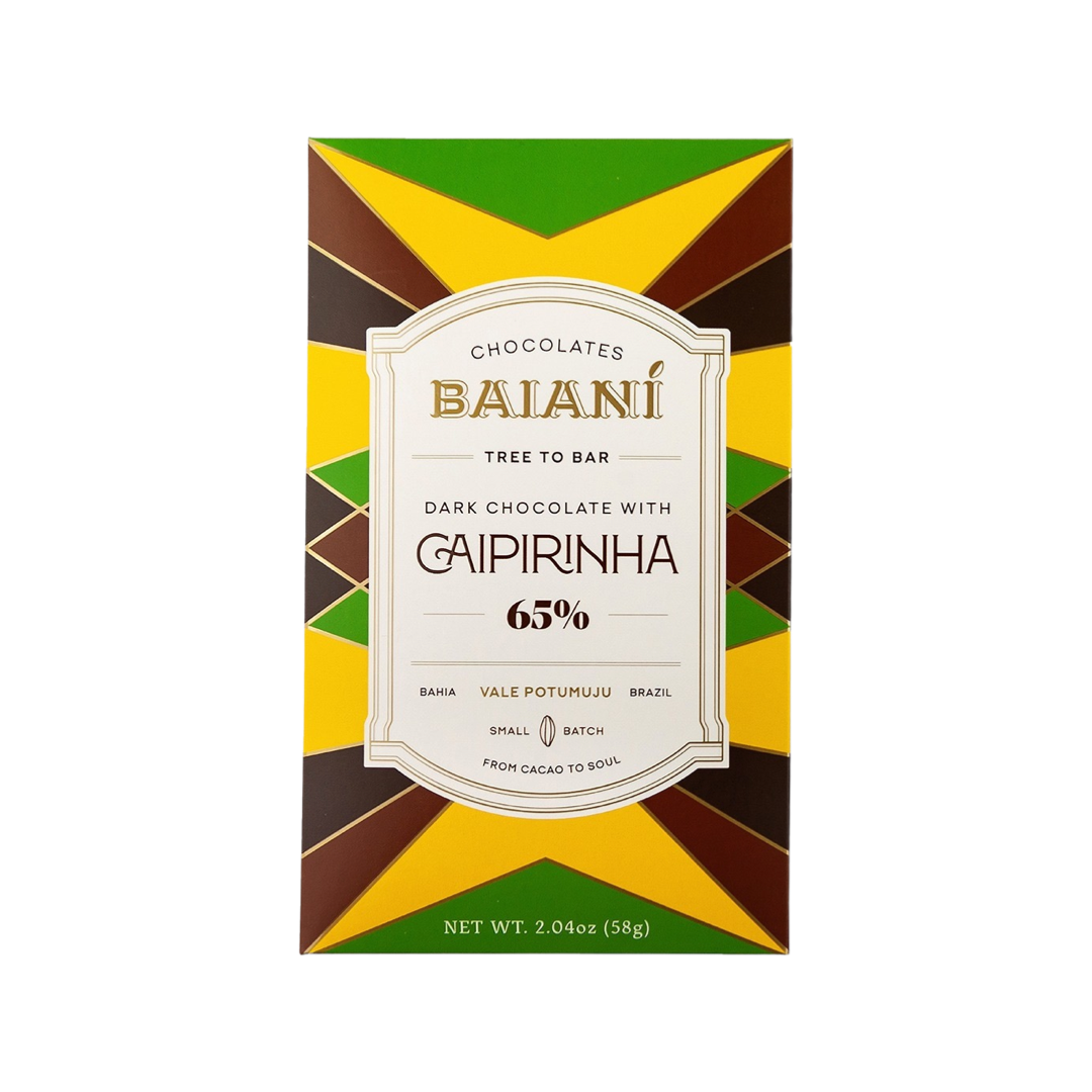 Baianí - Chocolat noir 65% à la Caipirinha et au zestes de limette
