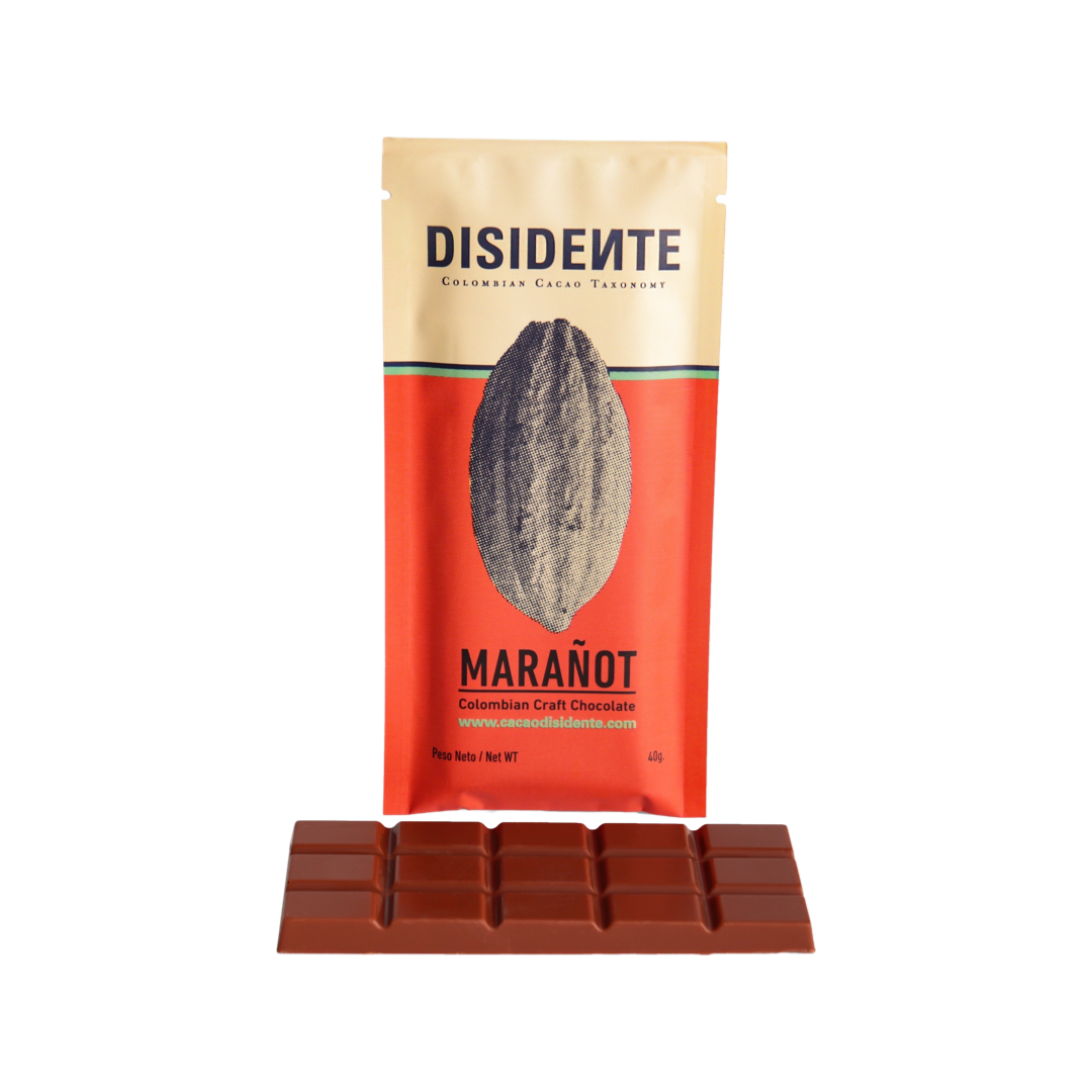 Disidente - Chocolat noir 61% Marañot (gianduia de noix de cajou) - COLOMBIE