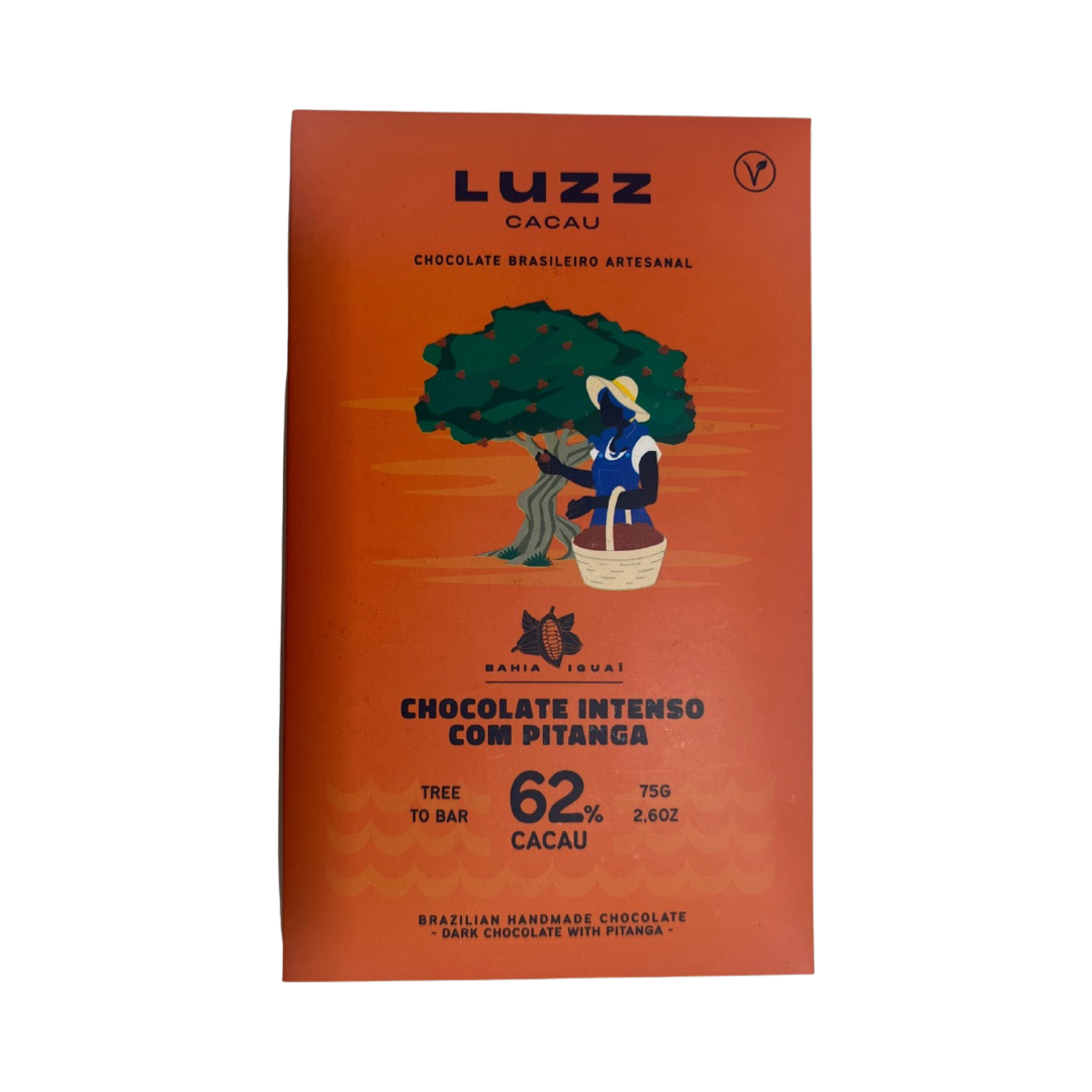 Luzz Cacau - Chocolat noir 62% à la Pitange du Brésil - BRESIL
