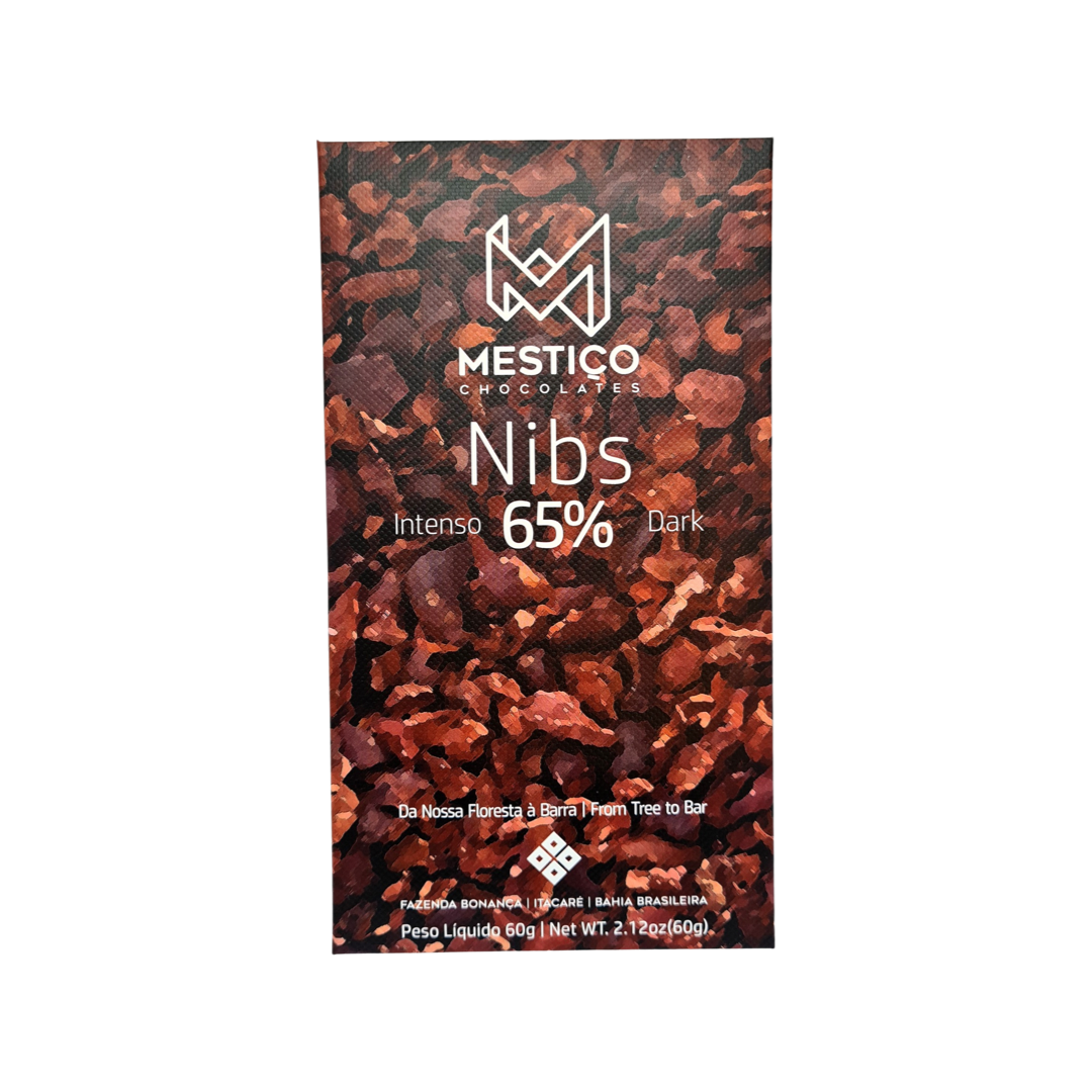 Mestiço - Chocolat noir 65% au grué de cacao caramélisé et au Puxuri