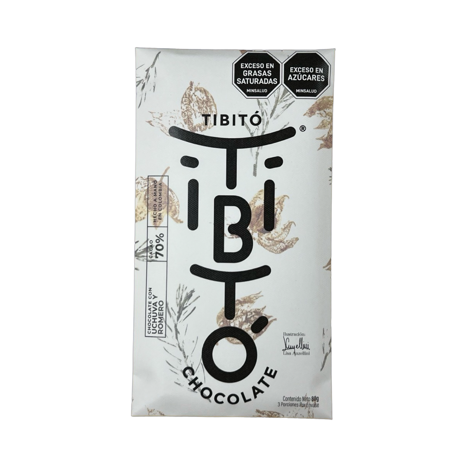 Tibitó - Chocolat noir 70% aux physalis et au romarin - COLOMBIE