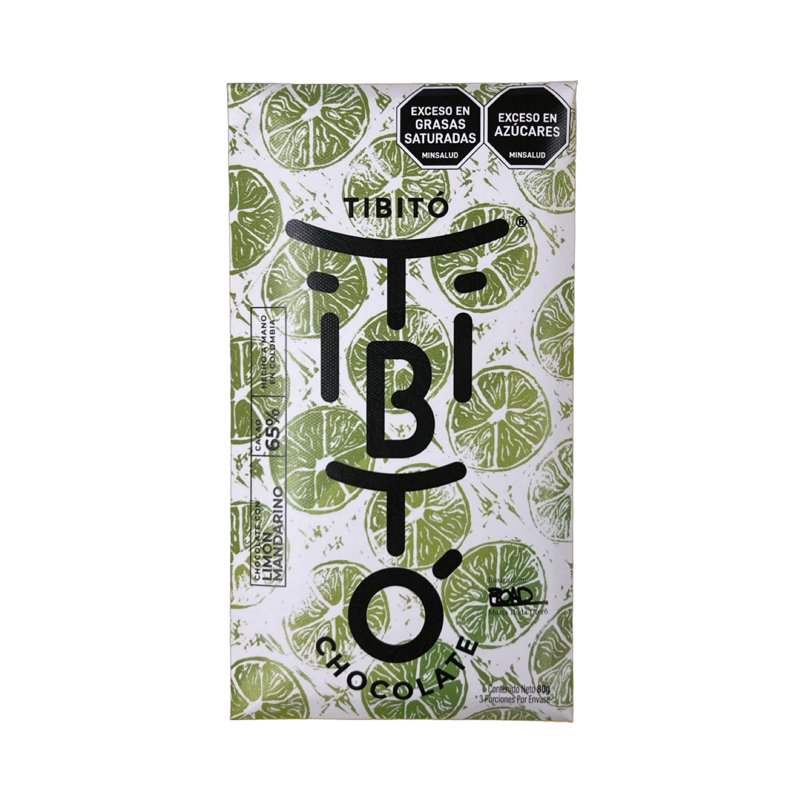 Tibitó - Chocolat noir 65% à la lime rangpur - COLOMBIE