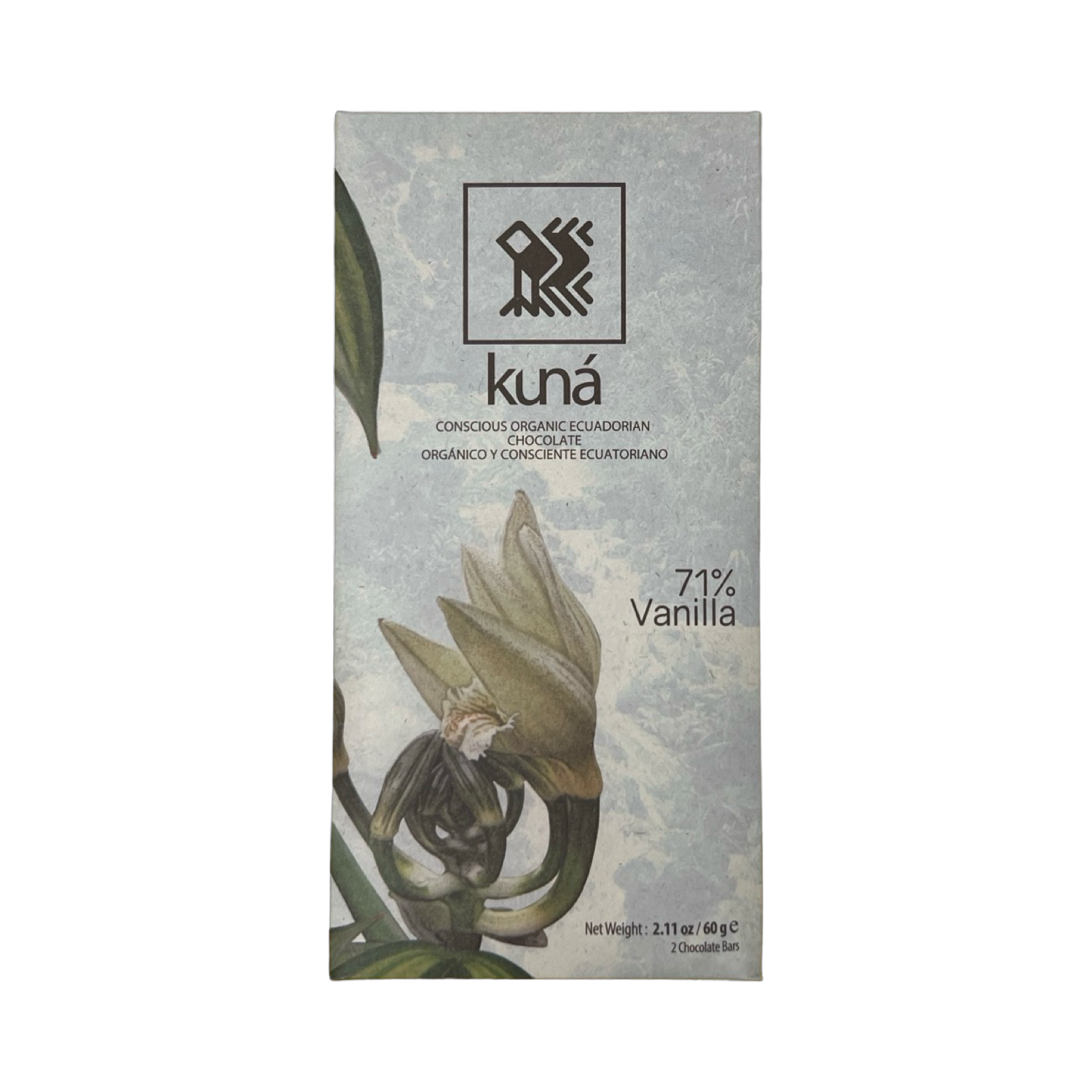 Kuná - Chocolat noir 71% à la vanille - EQUATEUR