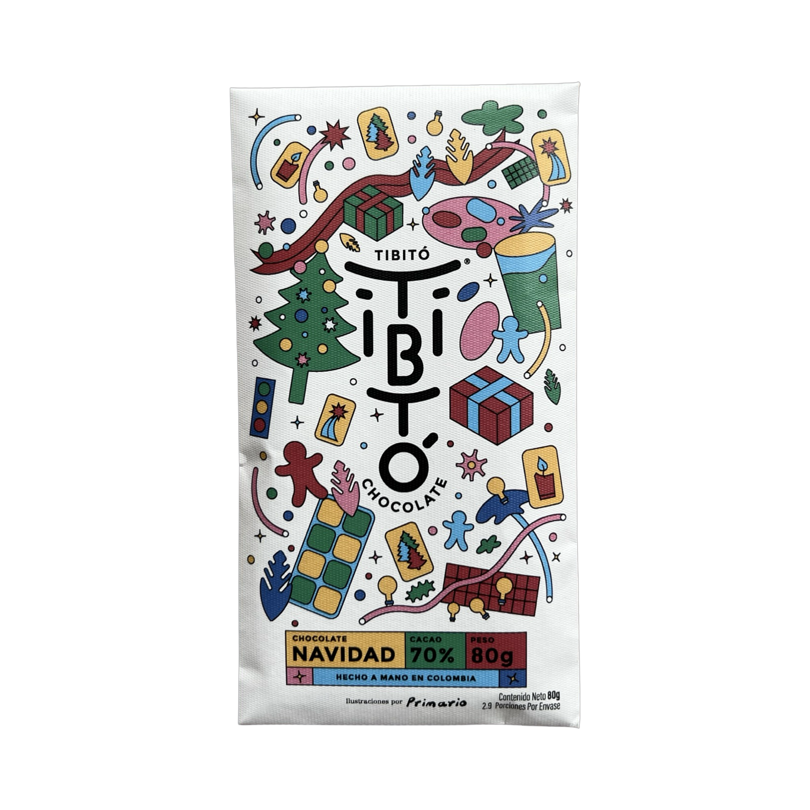 Tibitó - Chocolat noir 70% aux épices de noël - COLOMBIE